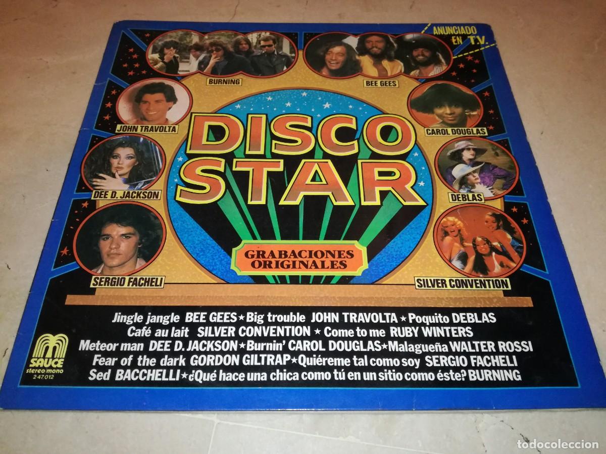 Discos de vinilo: DISCO STAR-GRABACIONES ORIGINALES-BURNING, BEE GEES, DEBLAS, JOHN TRAVOLTA