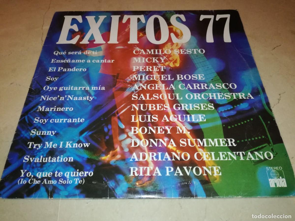 Discos de vinilo: EXITOS 77-ORIGINAL 1977-CAMILO SESTO, MIGUEL BOSE, BONEY M, MICKY