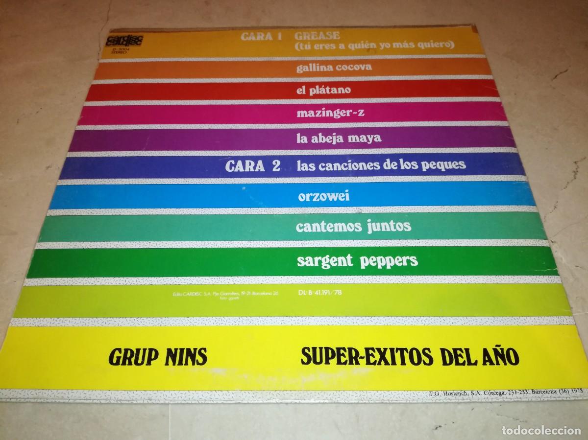 Discos de vinilo: GRUP NINS-SUPER-EXITOS DEL A&Ntilde;O-ORIGINAL 1978 - Foto 2