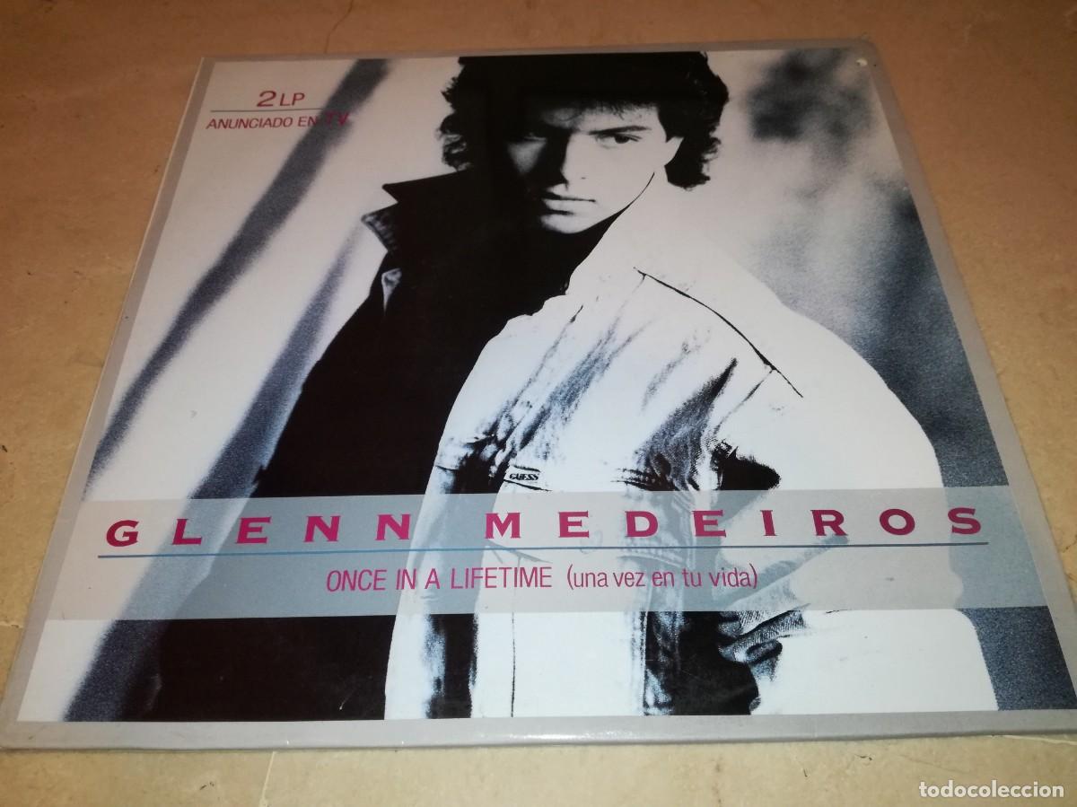 Discos de vinilo: GLENN MEDEIROS-ONCE IN A LIFETIME-DOBLE LP-EDICI&Oacute;N ESPA&Ntilde;OLA
