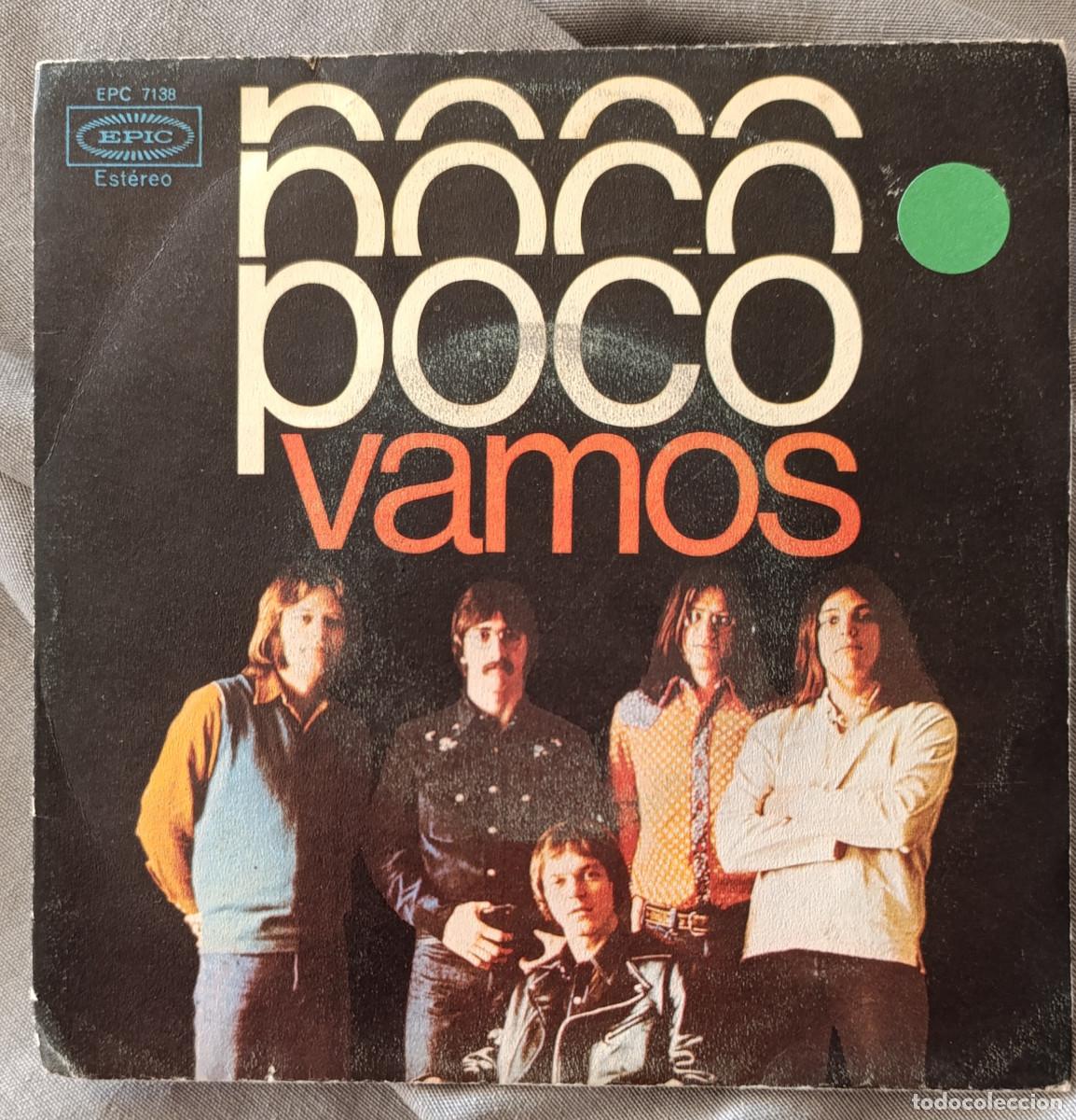 Discos de vinilo: POCO &ndash; &ldquo;VAMOS&rdquo; (&ldquo;C&rsquo;MON&rdquo;), single edici&oacute;n espa&ntilde;ola 1971