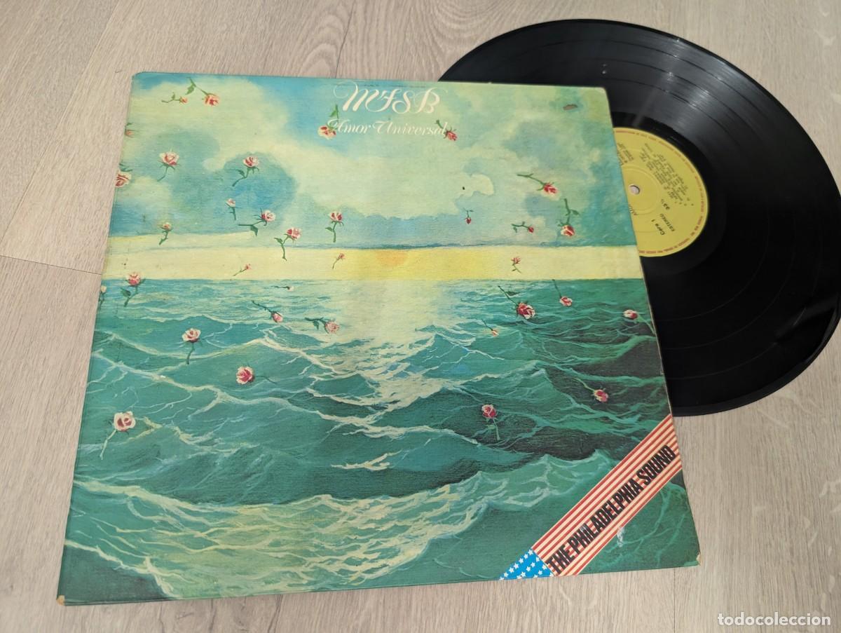 Discos de vinilo: MFSB - AMOR UNIVERSAL ..LP GATEFOLD DE 1975 - EL SONIDO FILADELFIA .. ESPA&Ntilde;OL + 2 SINGLES DE HIT