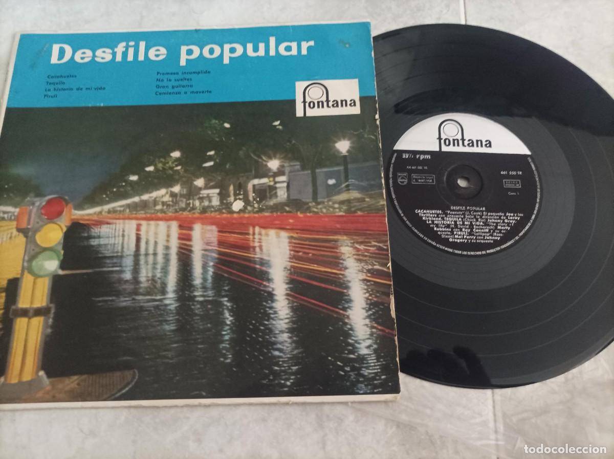 Discos de vinilo: Lp desfile popular 25 cm -muy dificil-
