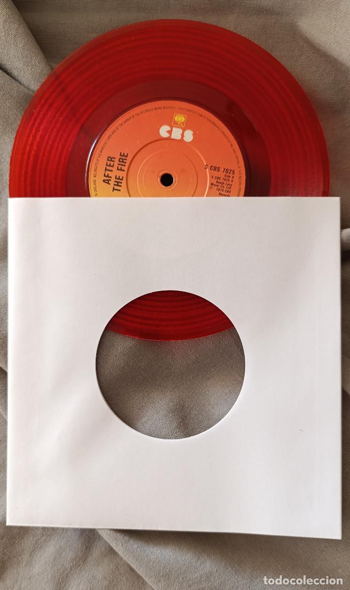 Discos de vinilo: AFTER THE FIRE - &ldquo;ONE RULE FOR YOU&rdquo;, single edici&oacute;n inglesa vinilo rojo 1979