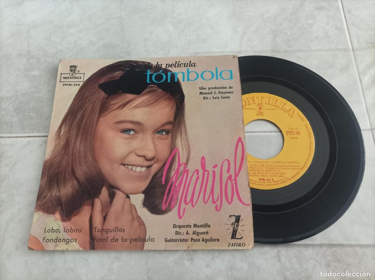 Discos de vinilo: Marisol single de la pelicula tombola