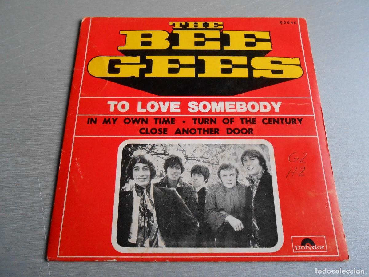 Discos de vinilo: BEE GEES, THE, EP, TO LOVE SOMEBODY + 3, A&Ntilde;O 1967, POLYDOR 60.040 MADE IN PORTUGAL