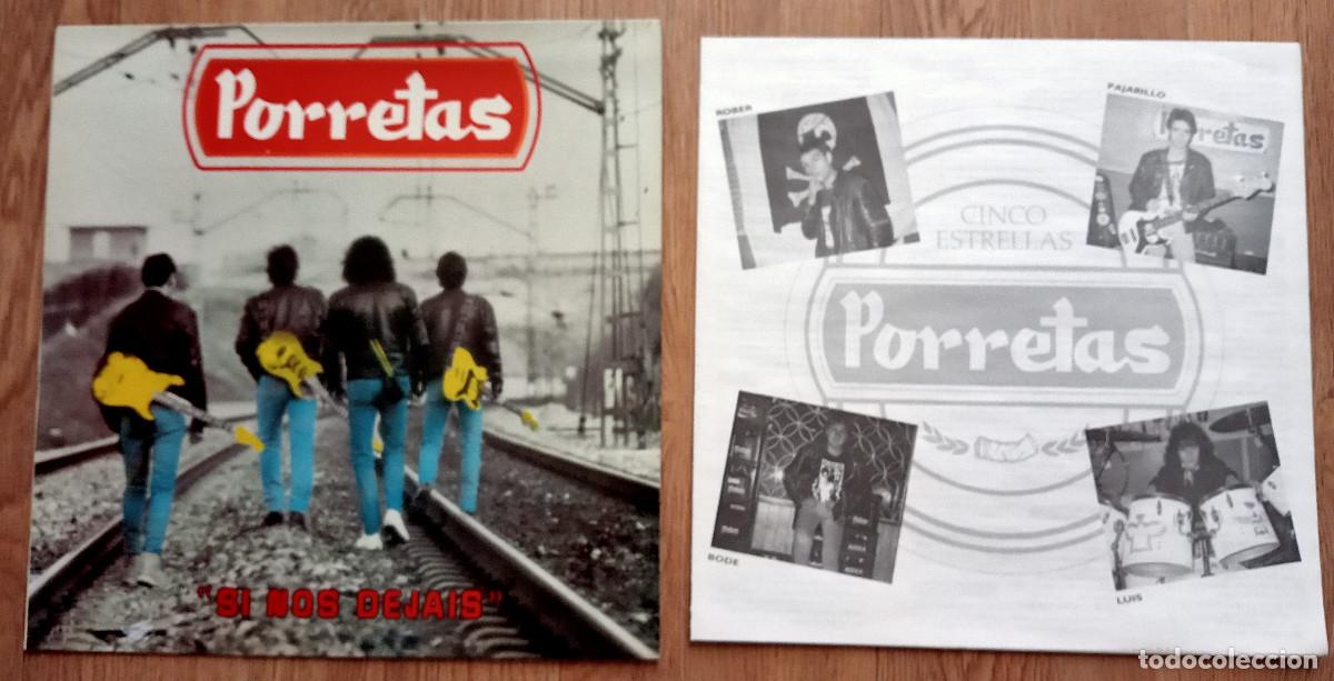 Dischi in vinile: LOS PORRETAS SPAIN LP 1992 SI NOS DEJAIS PUNK ROCK ALTERNATIVO SOLO CARTULA + INSERT NO HAY VINILO !