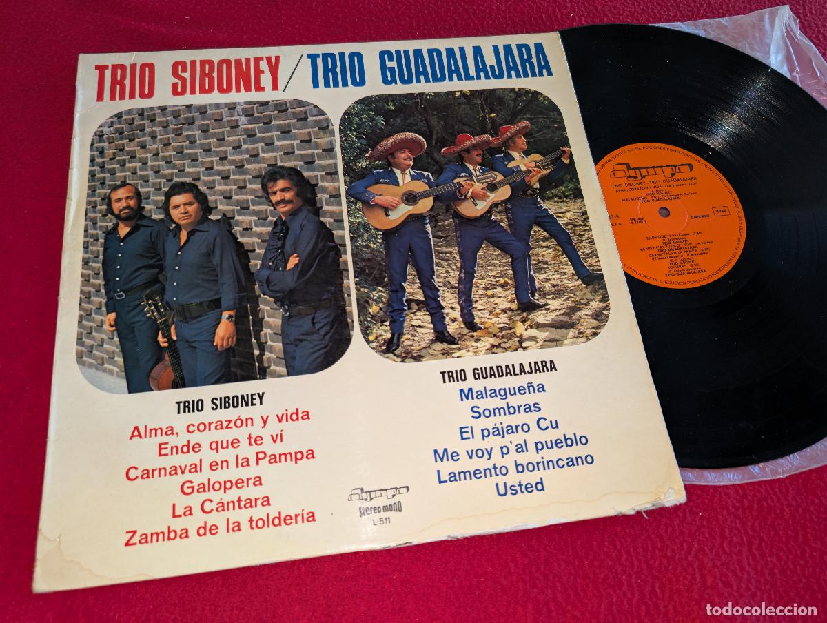 Discos de vinilo: TRIO SIBONEY + TRIO GUADALAJARA LP 1977 Olympo ESPA&Ntilde;A SPAIN