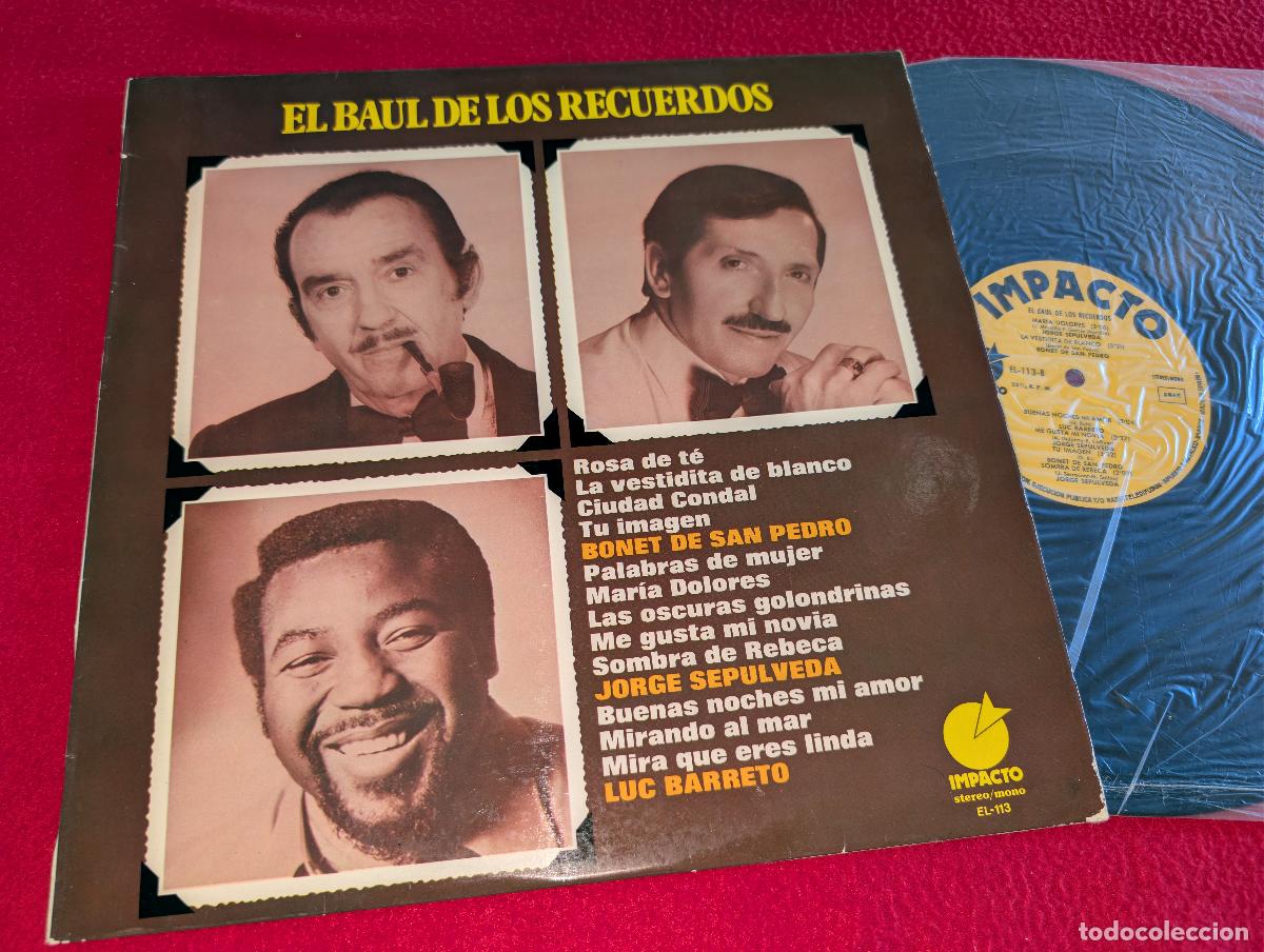 Discos de vinilo: BAUL DE LOS RECUERDOS Bonet de San Pedro+Jorge Sepulveda+Luc Barreto LP 1975 Impacto