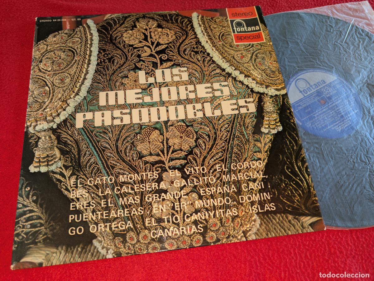Discos de vinilo: BANDA HISPANIA + BANDA IBERICA dir Martin Domingo Los mejores pasodobles LP 1975 Fontana