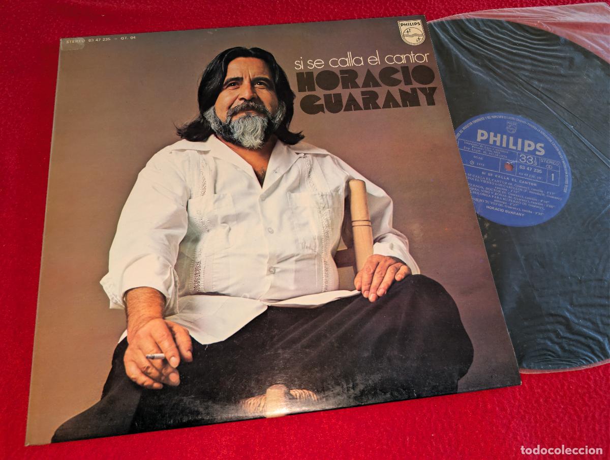 Discos de vinilo: HORACIO GUARANY Si se calla el cantor LP 1975 Philips ESPA&Ntilde;A SPAIN EX