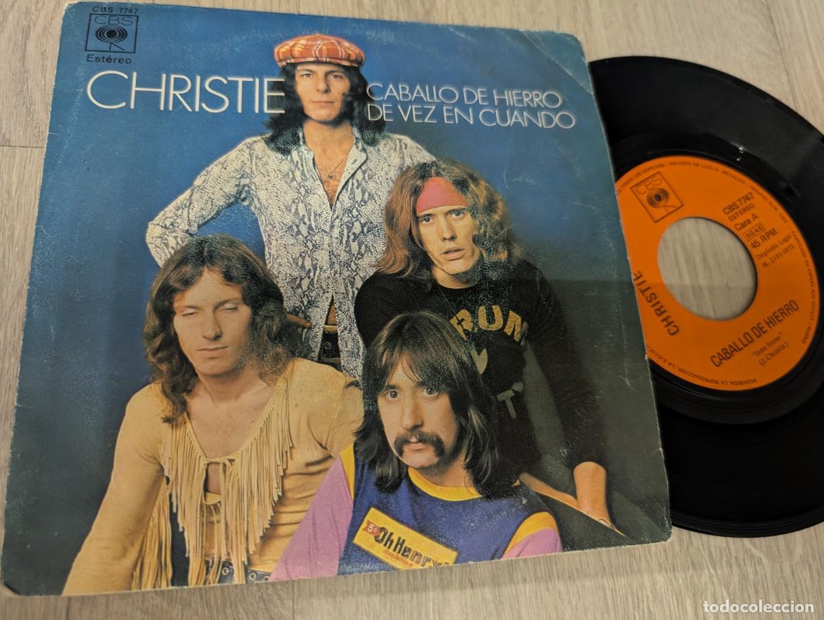 Discos de vinilo: CHRISTIE - CABALLO DE HIERRO .SINGLE ESPA&Ntilde;OL DE 1972 - CBS - ORIGINAL ESPA&Ntilde;OL