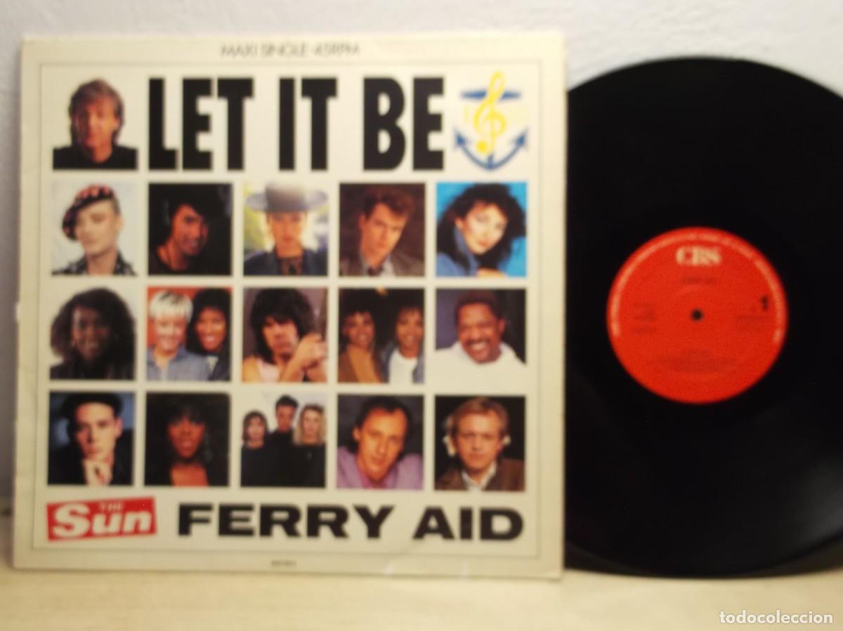 Discos de vinilo: FERRY AID -Let It Be MAXI 45 RPM LP