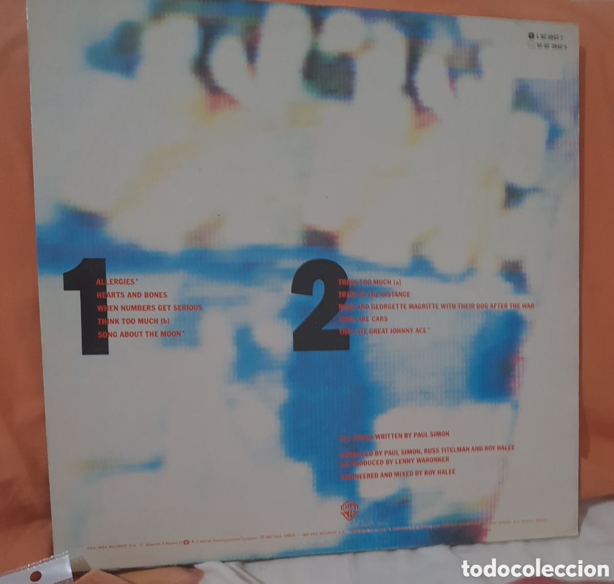 Discos de vinilo: PAUL SIMON * HEARTS AND BON3S - Foto 2