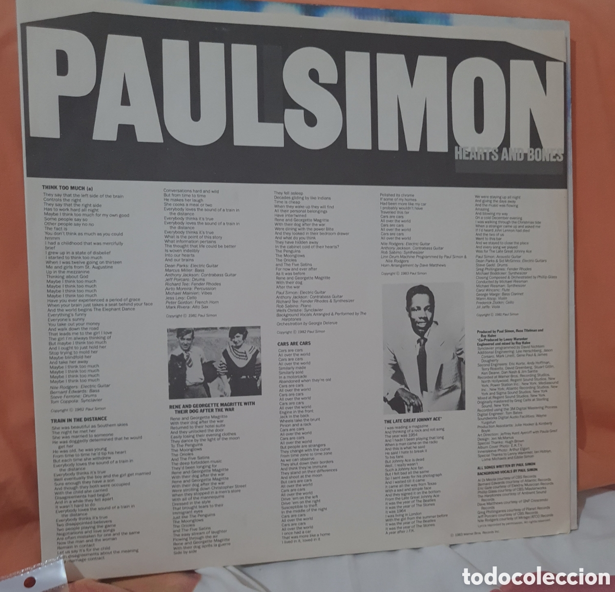 Discos de vinilo: PAUL SIMON * HEARTS AND BON3S - Foto 3