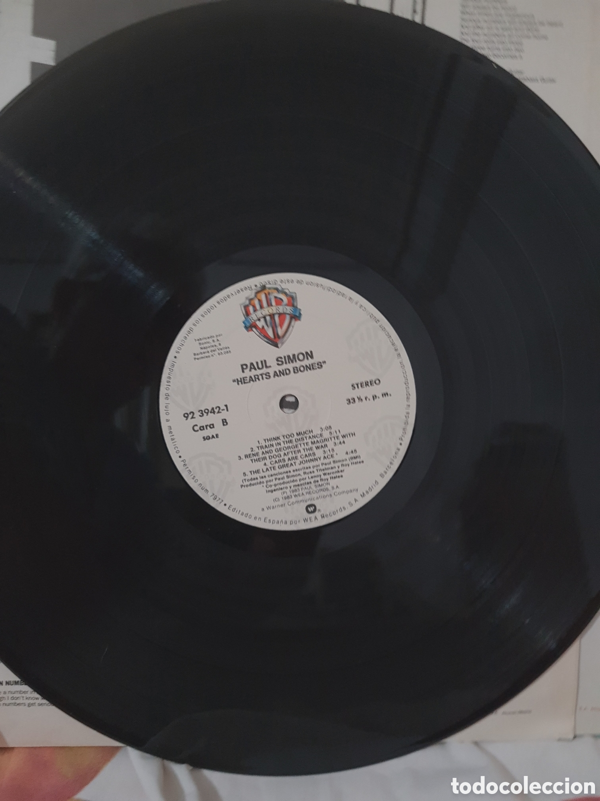 Discos de vinilo: PAUL SIMON * HEARTS AND BON3S - Foto 5