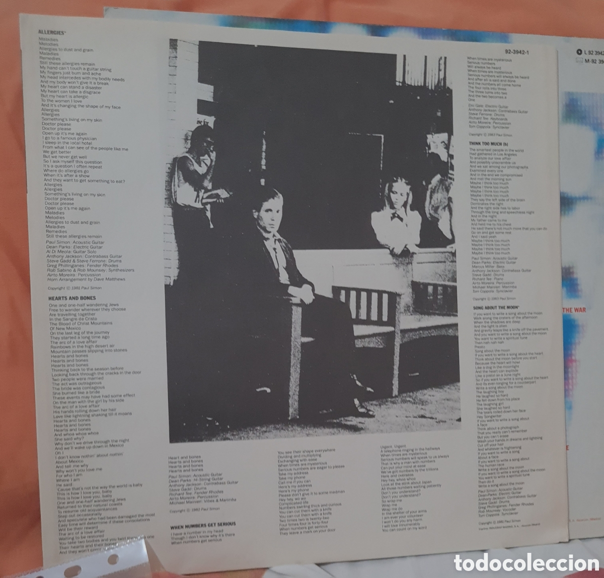 Discos de vinilo: PAUL SIMON * HEARTS AND BON3S - Foto 6