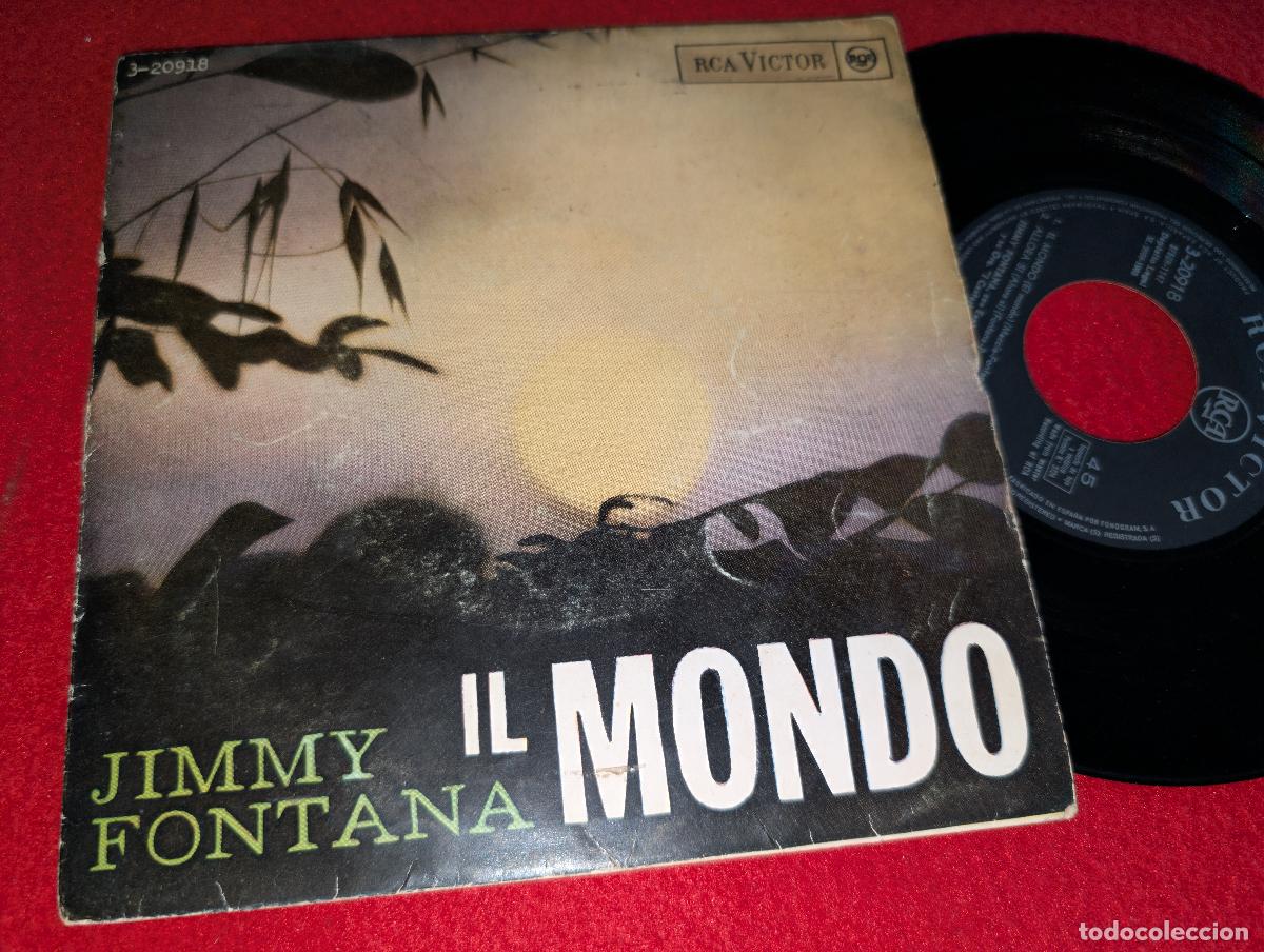 Discos de vinilo: JIMMY FONTANA Il mondo/Allora si/La notte che non partito/E quanto tempo durera EP 7'' 1965 ESPA&Ntilde;A