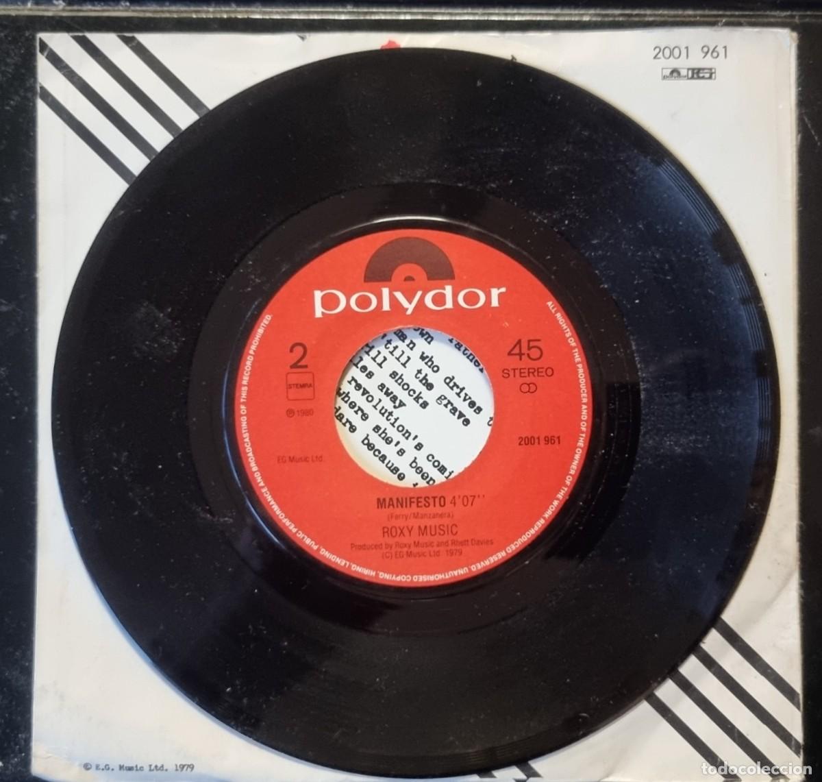 Discos de vinilo: ROXY MUSIC MANIFIESTO - Foto 3