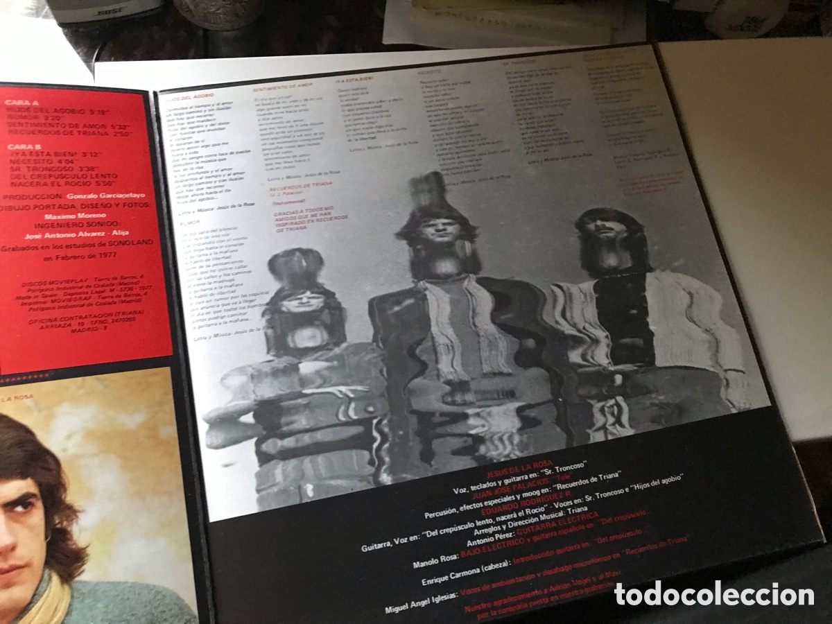 Discos de vinilo: Hijos del agobio. Triana - Foto 6