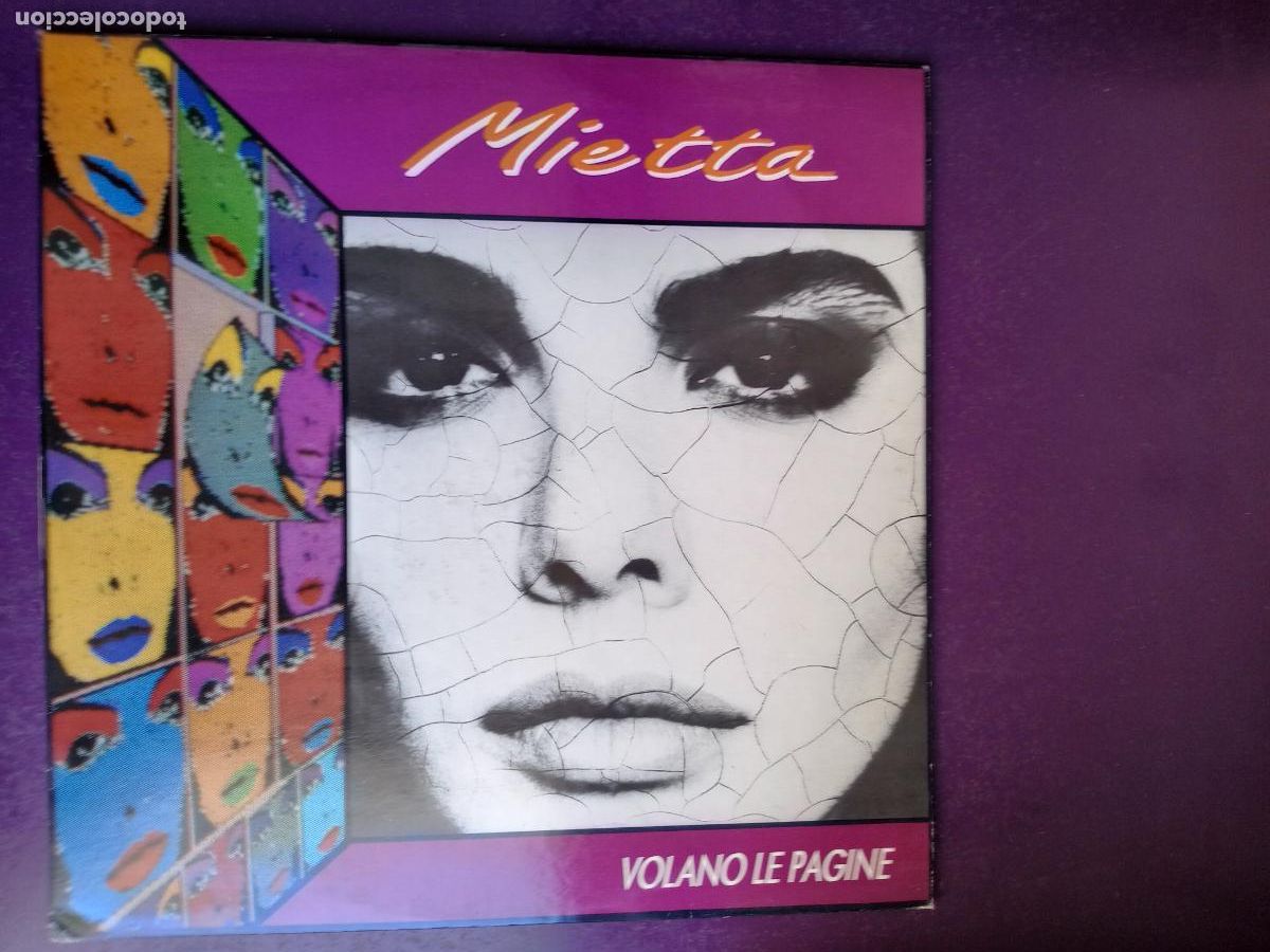 Discos de vinilo: Mietta &ndash; Volano Le Pagine - LP CETRA 1991 - ITALIA POP, SIN USO