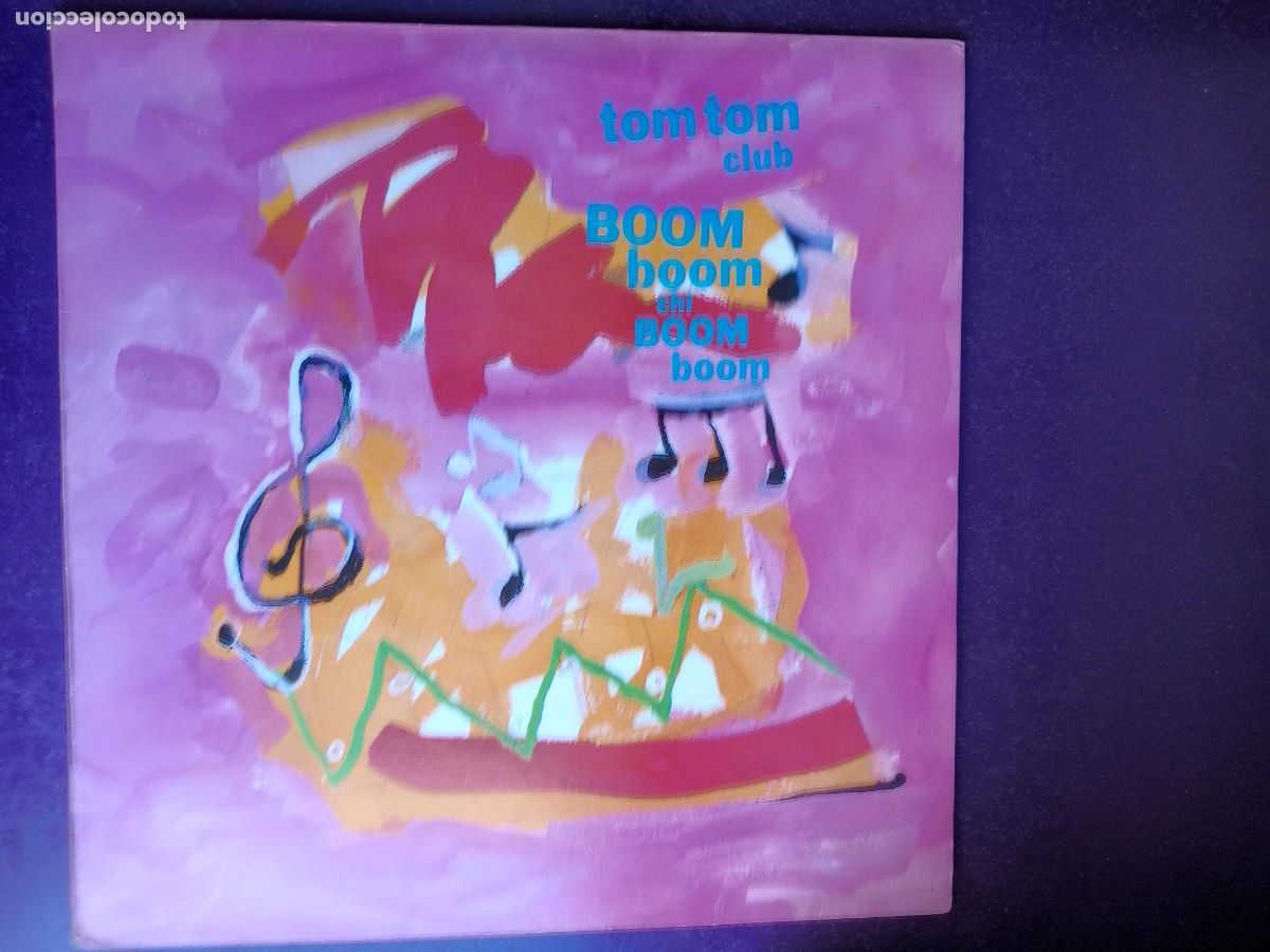 Discos de vinilo: Tom Tom Club &ndash; Boom Boom Chi Boom Boom - LP FONTANA 1988 EDICION ESPA&Ntilde;OLA - TALKING HEADS