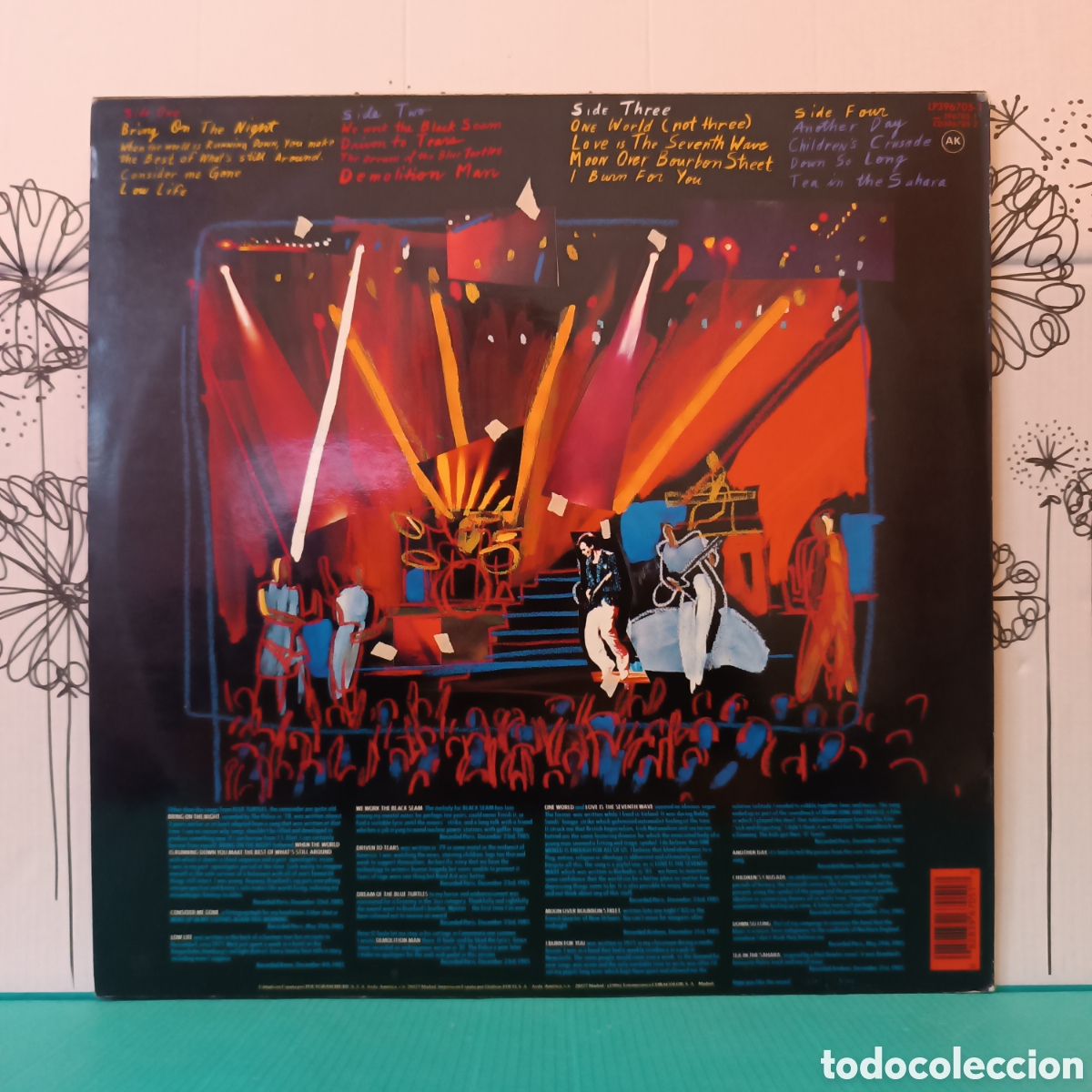 Discos de vinilo: STING. BRING ON THE NIGHT. 2x VINILO. LP. 1986 - Foto 2
