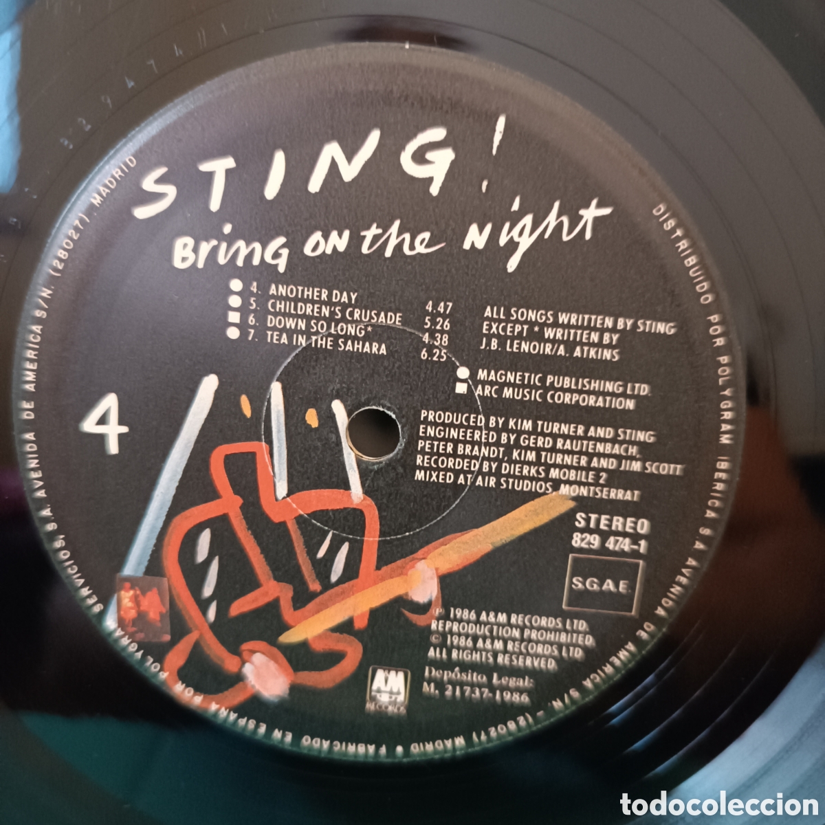 Discos de vinilo: STING. BRING ON THE NIGHT. 2x VINILO. LP. 1986 - Foto 9