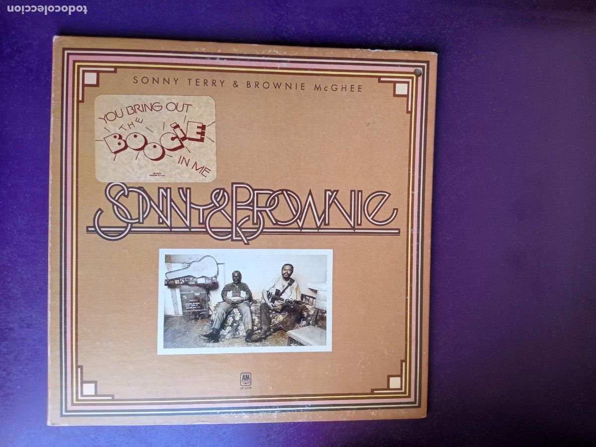 Disques de vinyle: Sonny Terry & Brownie McGhee &lrm;&ndash; Sonny & Brownie - LP A&M 1973 - COUNTRY BLUES - MUY POCO USO