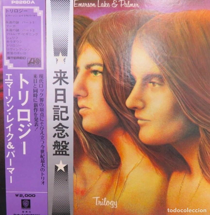 Disques de vinyle: E.L.P.-Trilogy/Fantastic Prog-Rock &rdquo;Must Have&rdquo; In A Very Rare &rdquo;Blue Promo-Label&rdquo; Collectors Release
