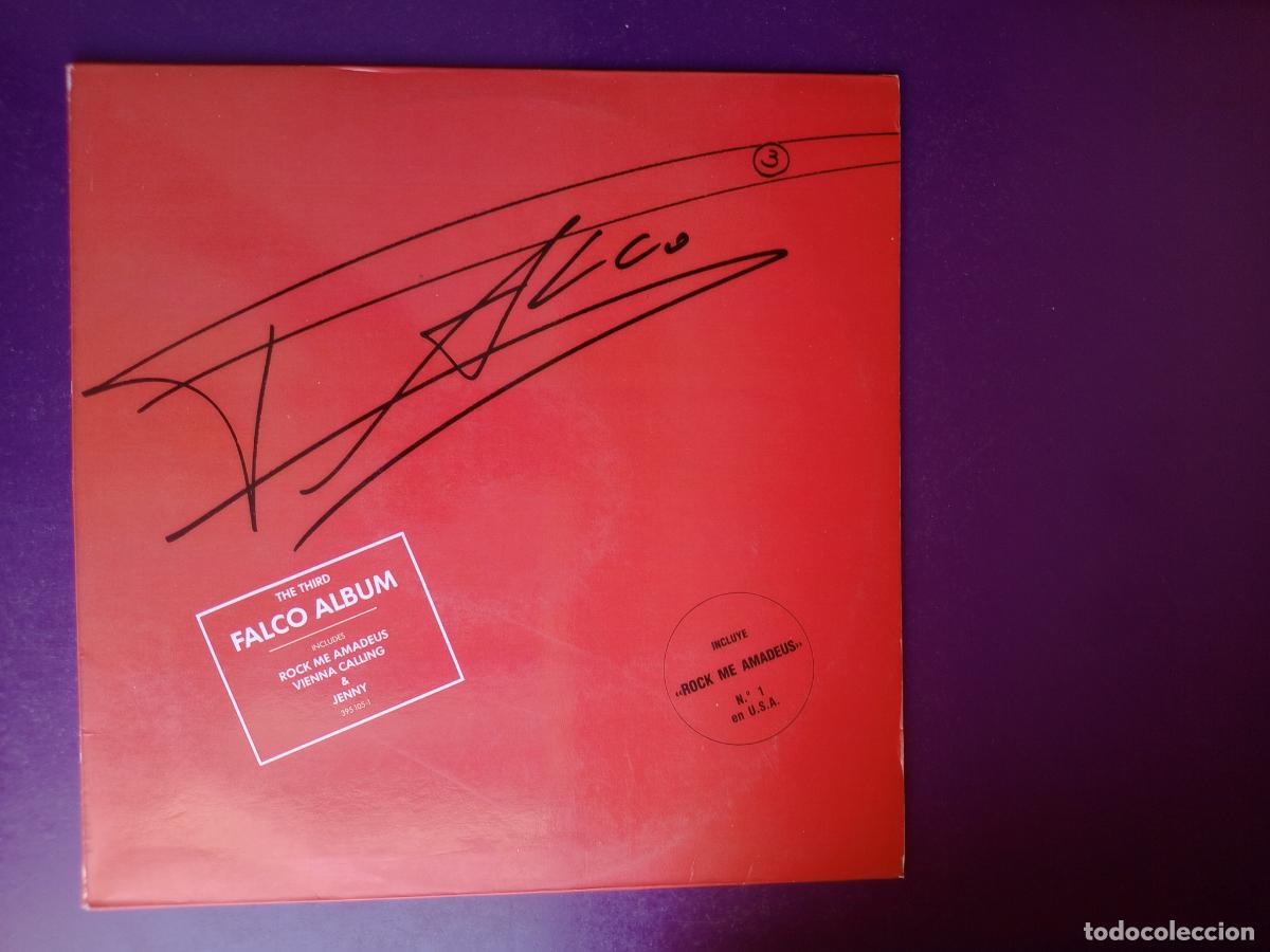 Discos de vinilo: Falco &lrm;&ndash; 3 - LP A&M 1985 - SYNTH ELECTRONICA POP 80'S - SIN USO