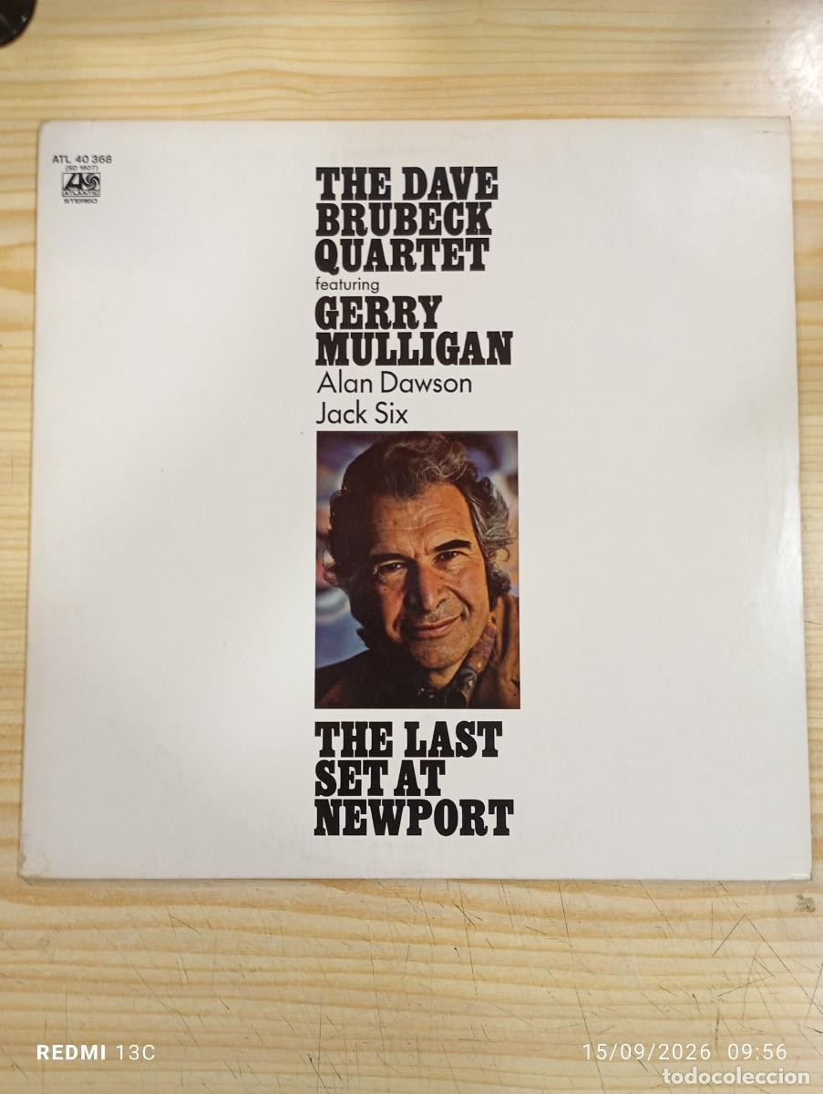 Discos de vinilo: Lp -The Dave Brubeck Quartet &ndash; The Last Set At Newport - Edicion Germana