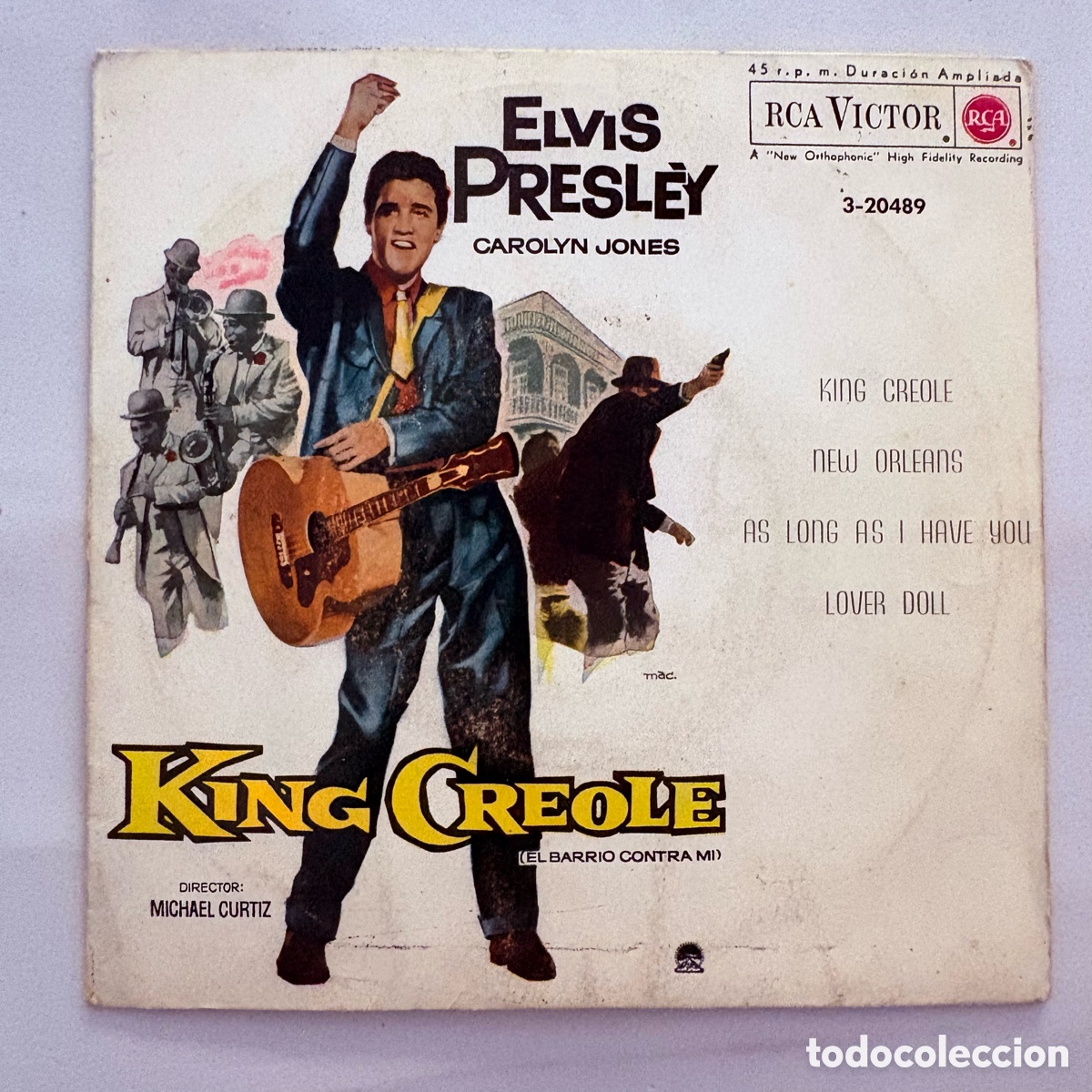 Discos de vinilo: single ep 7'' Elvis Presley &ndash; King Creole edicion espa&ntilde;ola de 1962