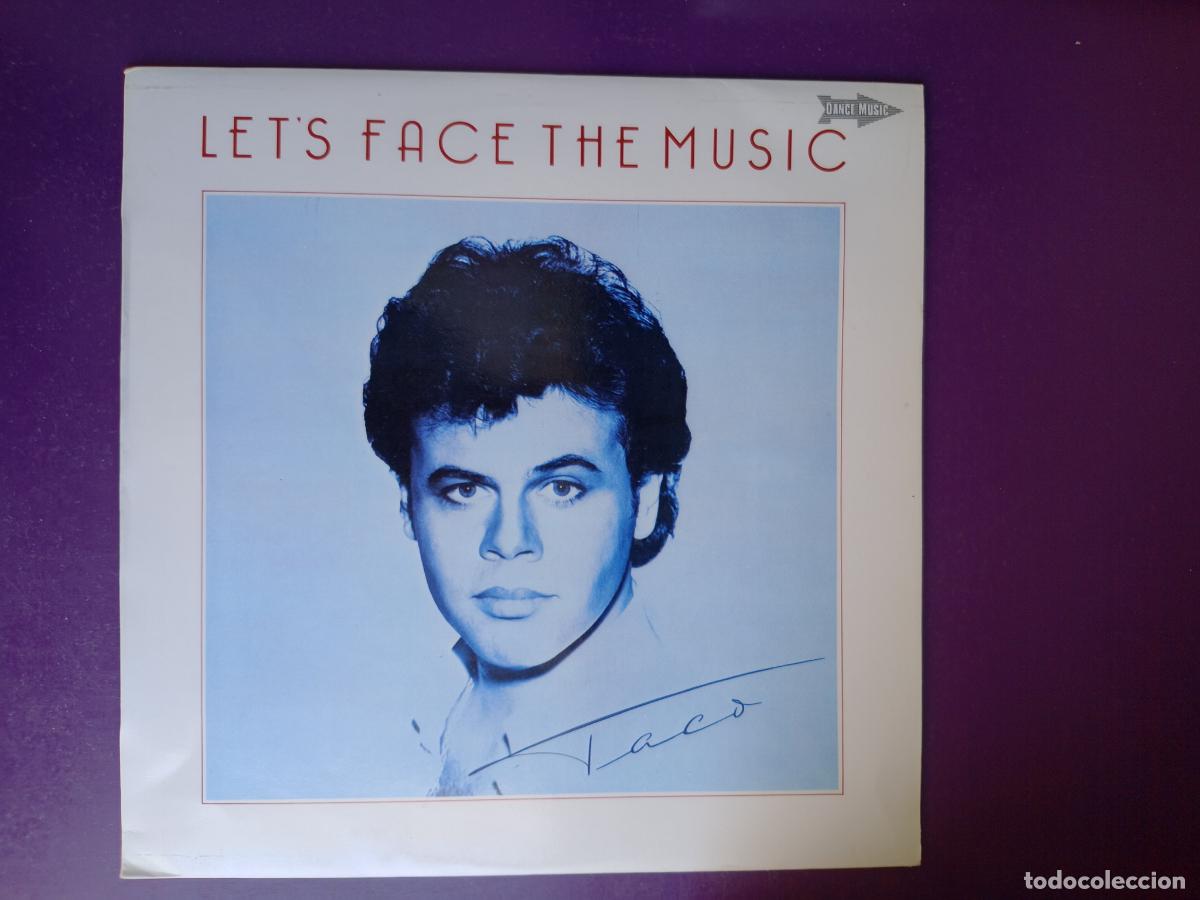 Discos de vinilo: Taco &lrm;&ndash; Let's Face The Music - LP RCA 1984 PROMO - ELECTRONICA, SYNTH POP
