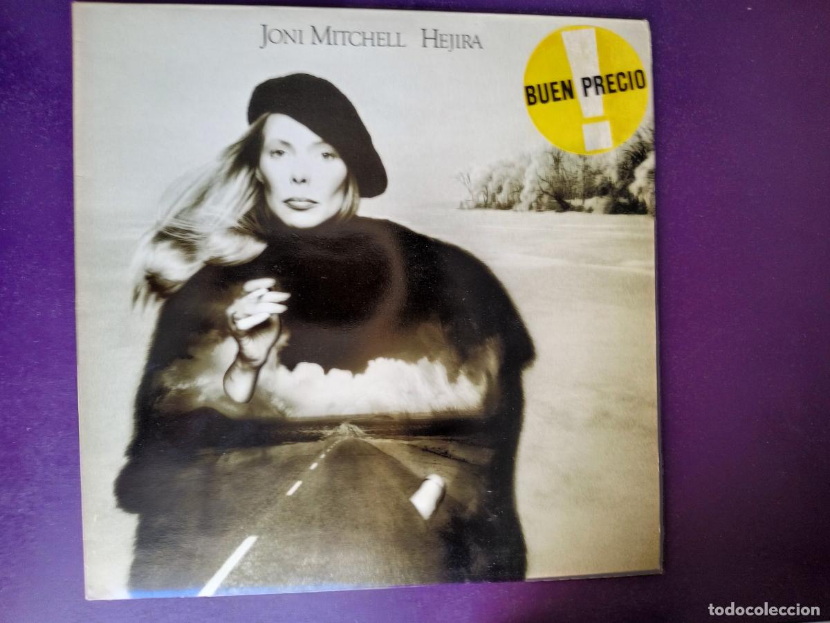 Discos de vinilo: Joni Mitchell &ndash; Hejira - LP ASYLUM EDICION ESPA&Ntilde;OLA DE 1984 - FOLK ROCK 70'S
