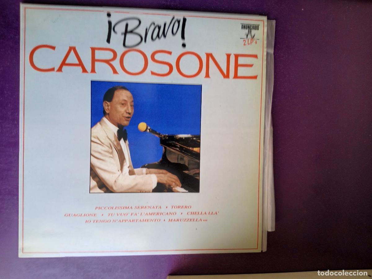 Discos de vinilo: Renato Carosone - DOBLE LP PDI - &iexcl;Bravo! Carosone - ITALIA 50'S 60'S ORQUESTA - SIN ESTRENAR