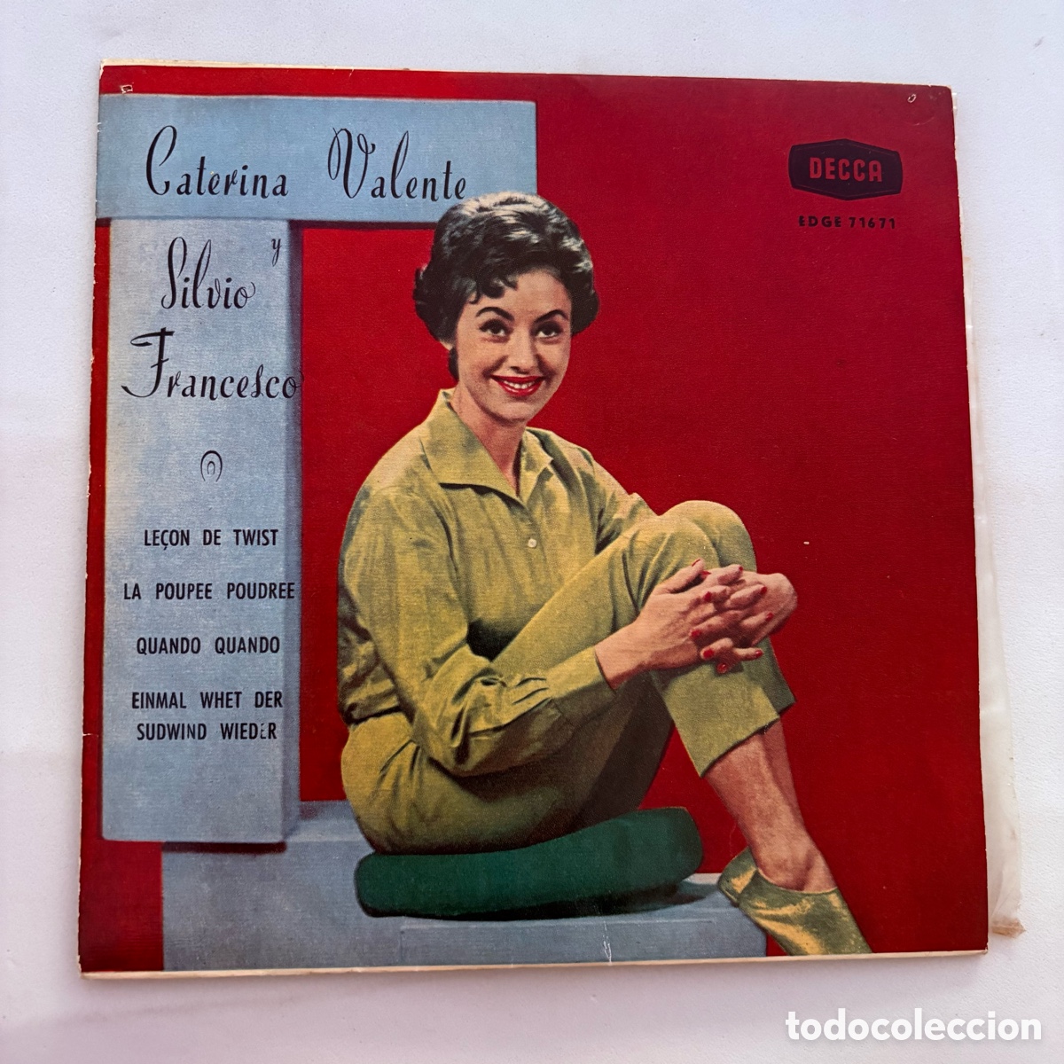 Discos de vinilo: single ep 7'' Caterina Valente y Silvio Francesco &lrm;&ndash; Le&ccedil;on De Twist edicion espa&ntilde;ola de 1962