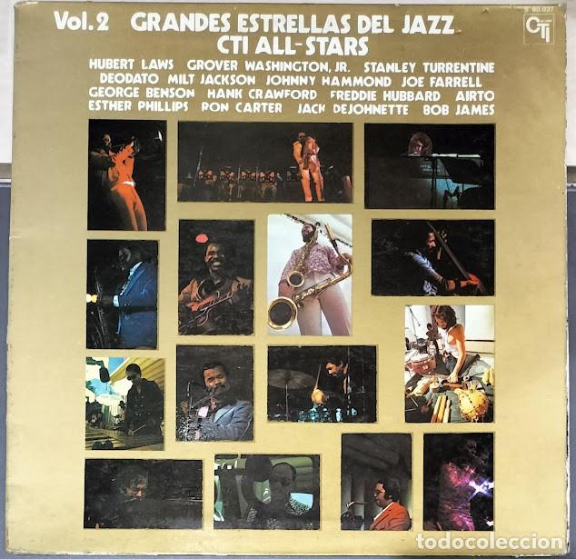 Discos de vinilo: CTI All-Stars - Grandes Estrellas Del Jazz, Vol. 2 - LP CTI Records ref. S 60.037. Ed. espa&ntilde;ola 1977