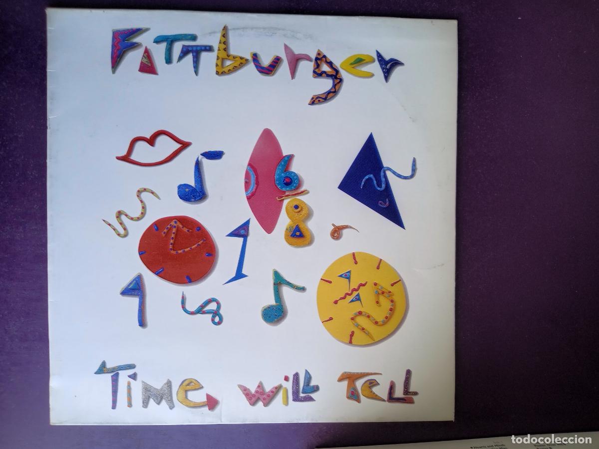 Discos de vinilo: Fattburger &ndash; Time Will Tell - LP ANUBIS DRO 1989 - NUEVO JAZZ FUSION 80'S - MUY POCO USO