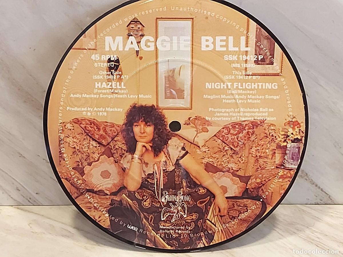 Discos de vinilo: PICTURE DISC !! | MAGGIE BELL | HAZELL | NIGHT FLIGHTING | SWAN SONG SSK 19412P | UK 1979