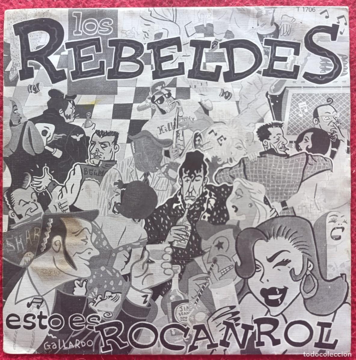 Discos de vinilo: LOS REBELDES &ndash; ESA MANERA DE ANDAR/ESTO ES ROCK 'N' ROLL 7&rdquo; 1984 **PROMO** RARO!!