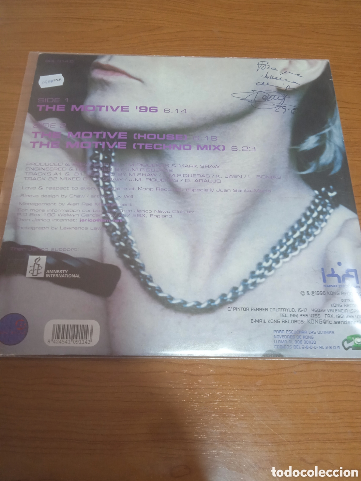 Discos de vinilo: The Jeric&oacute; - the motive , 96 - Foto 2