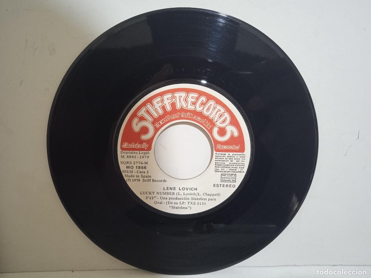 Discos de vinilo: Lene Lovich - Lucky Number / Home - Single - 1979 - Foto 3