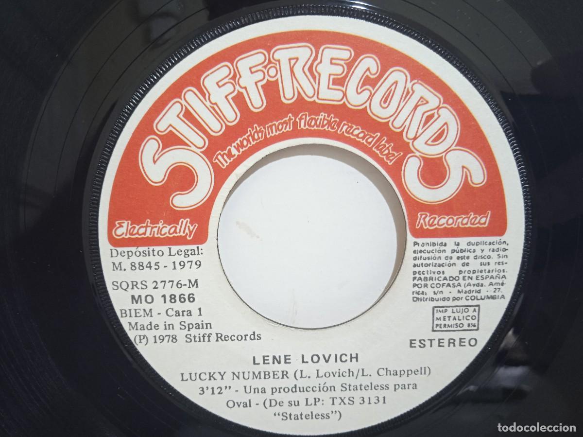 Discos de vinilo: Lene Lovich - Lucky Number / Home - Single - 1979 - Foto 4