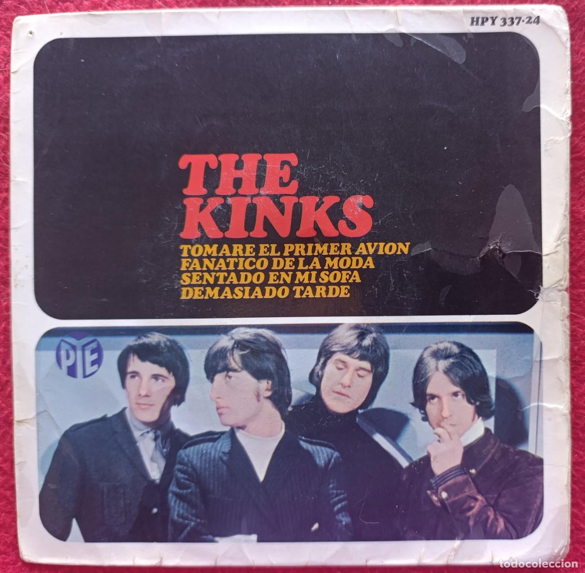 Discos de vinilo: THE KINKS &lrm;&ndash; TOMAR&Eacute; EL PRIMER AVI&Oacute;N EP 7&rdquo; 1966 RARA EDICION UNICA PARA ESPA&Ntilde;A