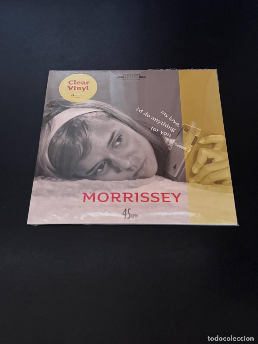 Discos de vinilo: Morrissey My Love, I'd Do Anything For You Disco de vinilo single transparente EP 7&rdquo; the smiths