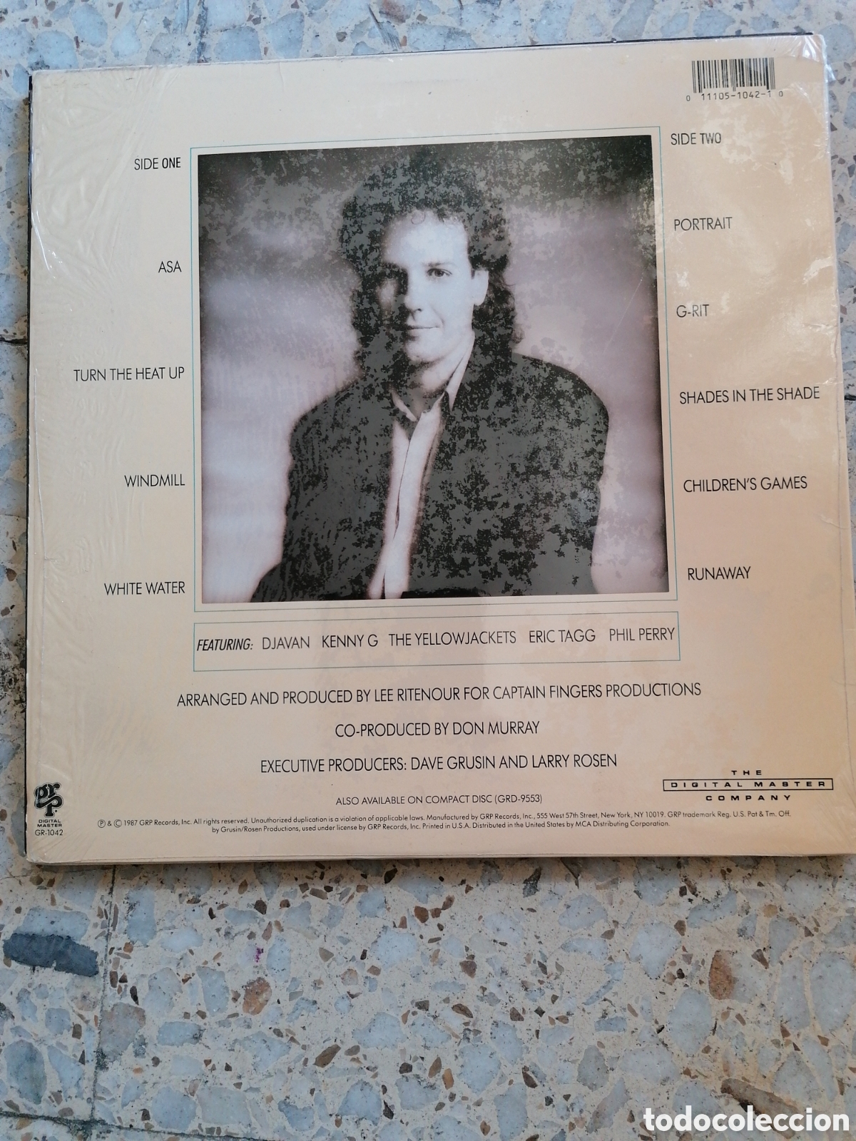 Discos de vinilo: LP LEE RITENOUR PORTRAIT 1987 USA INSERT - Foto 2