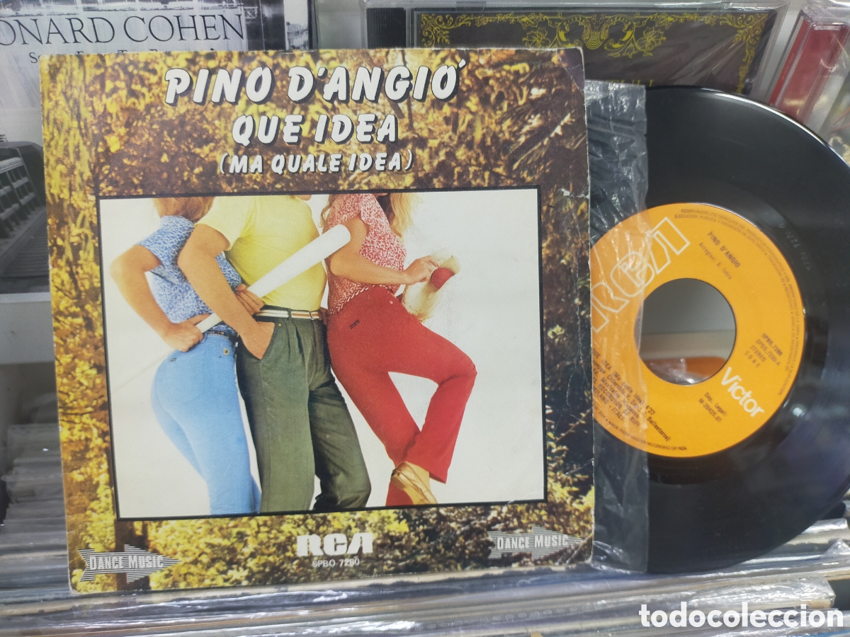 Discos de vinilo: Pino d'angio single que idea Espa&ntilde;a 1981