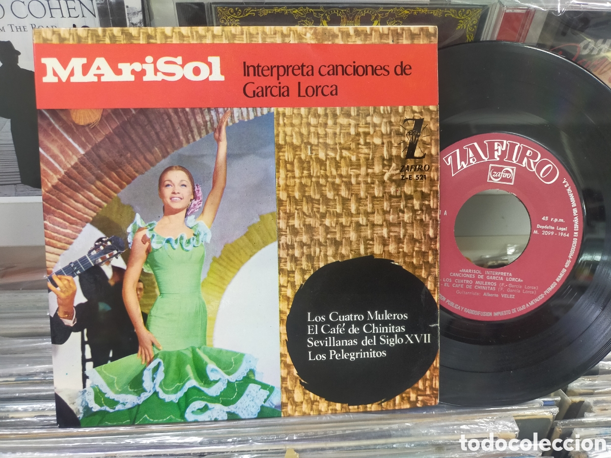 Discos de vinilo: Marisol ep Garc&iacute;a Lorca los cuatro muleros + 3 1964
