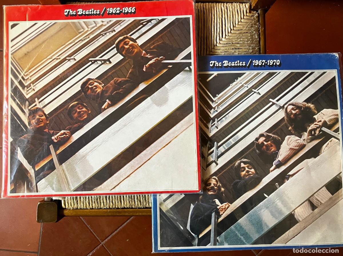Discos de vinilo: pack BEATLES 1962/66 y 1967/70 2LPs dobles edic Spain 1973